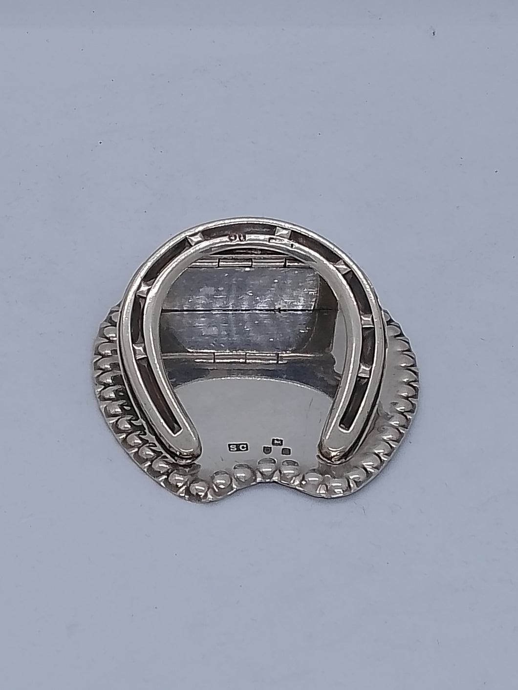 Silver Horseshoe Desk Clip Stuart Clifford London 1897