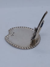 Load image into Gallery viewer, Silver Horseshoe Desk Clip Stuart Clifford London 1897
