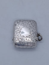 Load image into Gallery viewer, Victorian Silver Vesta  Cartouche Birmingham 1895
