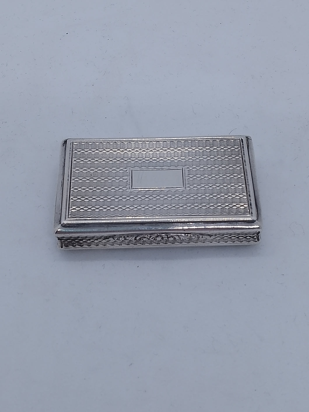 Early Victorian Silver Snuff Box Birmingham 1840