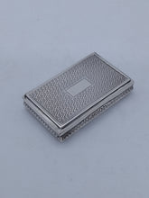 Load image into Gallery viewer, Early Victorian Silver Snuff Box Birmingham 1840
