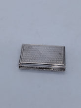 Load image into Gallery viewer, Early Victorian Silver Snuff Box Birmingham 1840
