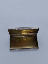 Load image into Gallery viewer, Early Victorian Silver Snuff Box Birmingham 1840
