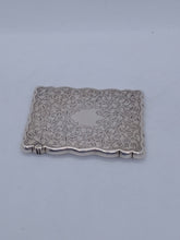 Load image into Gallery viewer, Hallmarked Victorian Silver Card Case William Hayes 1897
