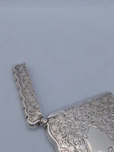 Load image into Gallery viewer, Hallmarked Victorian Silver Card Case William Hayes 1897
