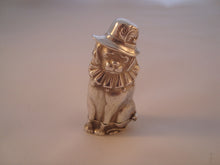 Load image into Gallery viewer, Hallmarked Silver Vesta Case Mr Punch's Dog Toby London 2004
