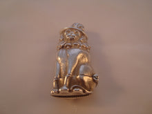 Load image into Gallery viewer, Hallmarked Silver Vesta Case Mr Punch's Dog Toby London 2004
