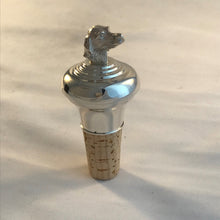 Load image into Gallery viewer, Hallmarked Solid Silver Dogs Head Wine Bottle Stopper
