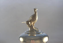 Load image into Gallery viewer, Hallmarked Solid Silver Pheasant Wine Bottle Stopper
