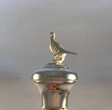 Load image into Gallery viewer, Hallmarked Solid Silver Pheasant Wine Bottle Stopper
