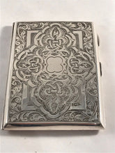 Load image into Gallery viewer, Silver Aide Memoire Or Dance Card Case Birmingham 1903
