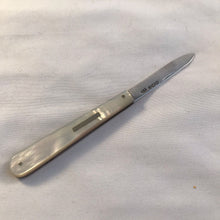 Load image into Gallery viewer, Silver And Mother Of Pearl Fruit Knife Sheffield 1905

