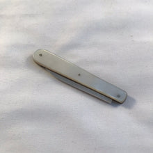 Load image into Gallery viewer, Silver And Mother Of Pearl Fruit Knife Sheffield 1905
