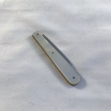 Load image into Gallery viewer, Silver And Mother Of Pearl Fruit Knife Sheffield 1905
