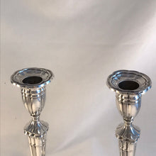 Load image into Gallery viewer, Pair Of Elizabeth II Silver Candlesticks Birmingham 1975
