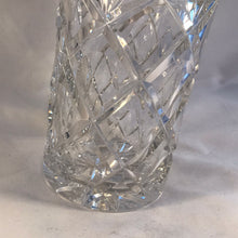 Load image into Gallery viewer, Silver And Cut Glass Decanter Cylindrical Shape Birmingham 1971
