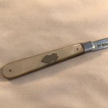 Load image into Gallery viewer, Edwardian Silver And Mother Of Pearl Fruit Knife Sheffield 1919
