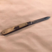 Load image into Gallery viewer, Edwardian Silver And Mother Of Pearl Fruit Knife Sheffield 1919
