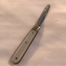 Load image into Gallery viewer, Miniature Silver And Mother Of Pearl Fruit Knife Sheffield 1903
