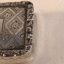 Load image into Gallery viewer, Nathaniel Mills Silver Vinaigrette Birmingham 1836
