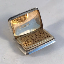 Load image into Gallery viewer, Nathaniel Mills Silver Vinaigrette Birmingham 1836
