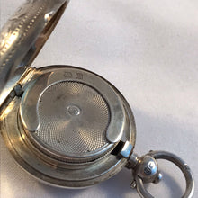 Load image into Gallery viewer, Silver Sovereign Case With Foliate Decoration And Monogrammed Cartouche Birmingham 1911
