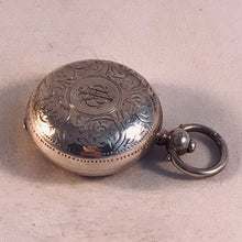 Load image into Gallery viewer, Silver Sovereign Case With Foliate Decoration And Monogrammed Cartouche Birmingham 1911

