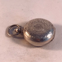 Load image into Gallery viewer, Silver Sovereign Case With Foliate Decoration And Monogrammed Cartouche Birmingham 1911
