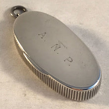 Load image into Gallery viewer, Unusual Victorian Silver Oval Box Vesta  Birmingham 1876
