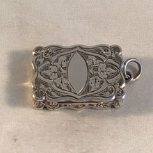 Load image into Gallery viewer, Victorian Silver Vinaigrette Frederick Marson Birmingham 1876
