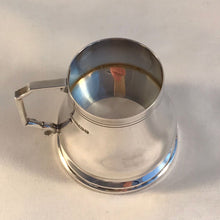 Load image into Gallery viewer, Tankard Shaped Silver Double Jigger Silver Spirit Shot Measure Double And Single
