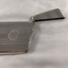 Load image into Gallery viewer, Striped Silver Card Case William Neale Birmingham 1929
