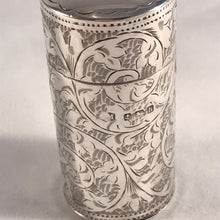 Load image into Gallery viewer, Silver Scent Bottle With Glass Inside Birmingham 1907
