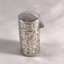 Load image into Gallery viewer, Silver Scent Bottle With Glass Inside Birmingham 1907
