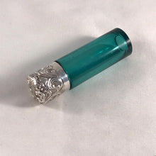 Load image into Gallery viewer, Silver Topped Glass Scent Bottle Birmingham 1888
