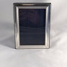 Load image into Gallery viewer, Small Silver Photograph Frame With Beaded Edge Carrs Of  Sheffield 2003
