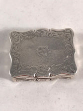 Load image into Gallery viewer, Silver Vinaigrette Edward Smith 1845
