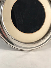 Load image into Gallery viewer, Round Silver Picture Frame With Beaded Edge Birmingham 1998
