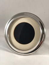 Load image into Gallery viewer, Round Silver Picture Frame With Beaded Edge Birmingham 1998
