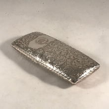 Load image into Gallery viewer, Nathaniel Mills Silver Cheroot Case With Garter Insignia

