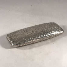 Load image into Gallery viewer, Nathaniel Mills Silver Cheroot Case With Garter Insignia
