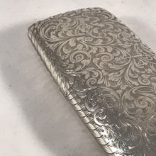 Load image into Gallery viewer, Nathaniel Mills Silver Cheroot Case With Garter Insignia
