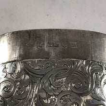 Load image into Gallery viewer, Nathaniel Mills Silver Cheroot Case With Garter Insignia
