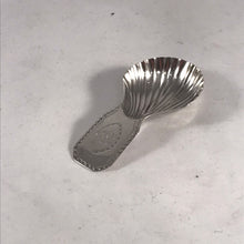 Load image into Gallery viewer, George III Silver Caddy Spoon Scallop Shaped Bowl
