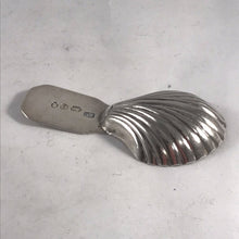 Load image into Gallery viewer, George III Silver Caddy Spoon Scallop Shaped Bowl
