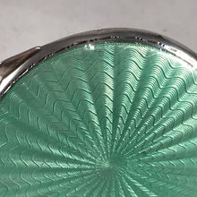 Load image into Gallery viewer, Silver And Enamel Compact Birmingham 1938
