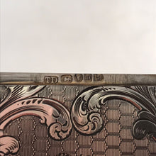 Load image into Gallery viewer, Hallmarked Silver Card Case Thomas Dore Birmingham 1852
