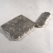 Load image into Gallery viewer, Hallmarked Silver Card Case Thomas Dore Birmingham 1852
