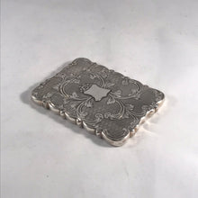 Load image into Gallery viewer, Hallmarked Silver Card Case Thomas Dore Birmingham 1852
