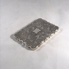 Load image into Gallery viewer, Hallmarked Silver Card Case Thomas Dore Birmingham 1852
